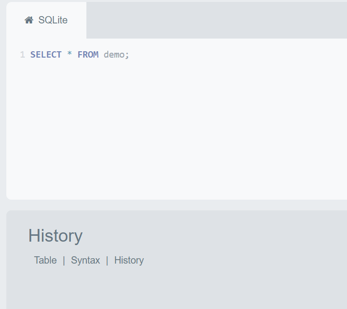history